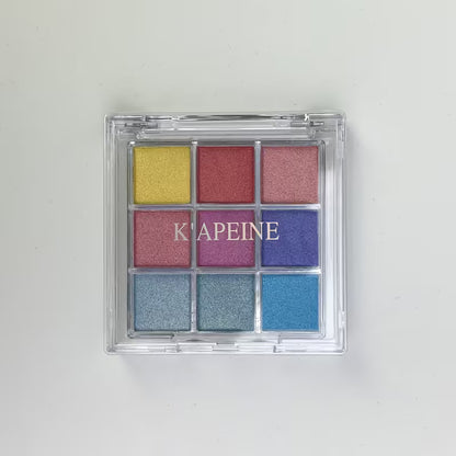 Holographic Glitter Eyeshadow Palette Y2K Makeup