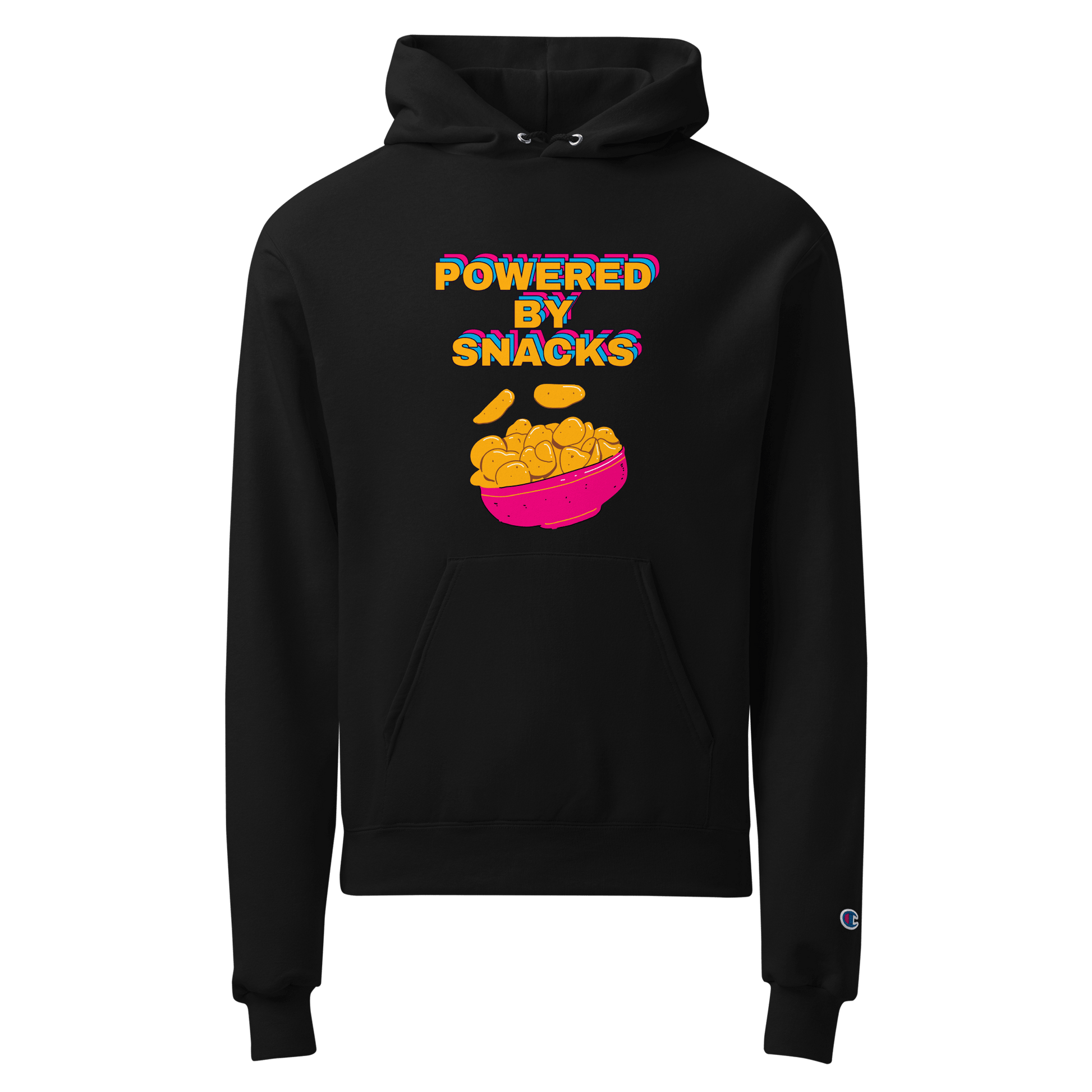 Funny Unisex Champion Hoodie for Snacks Lover Foodie - Canvas & Charms
