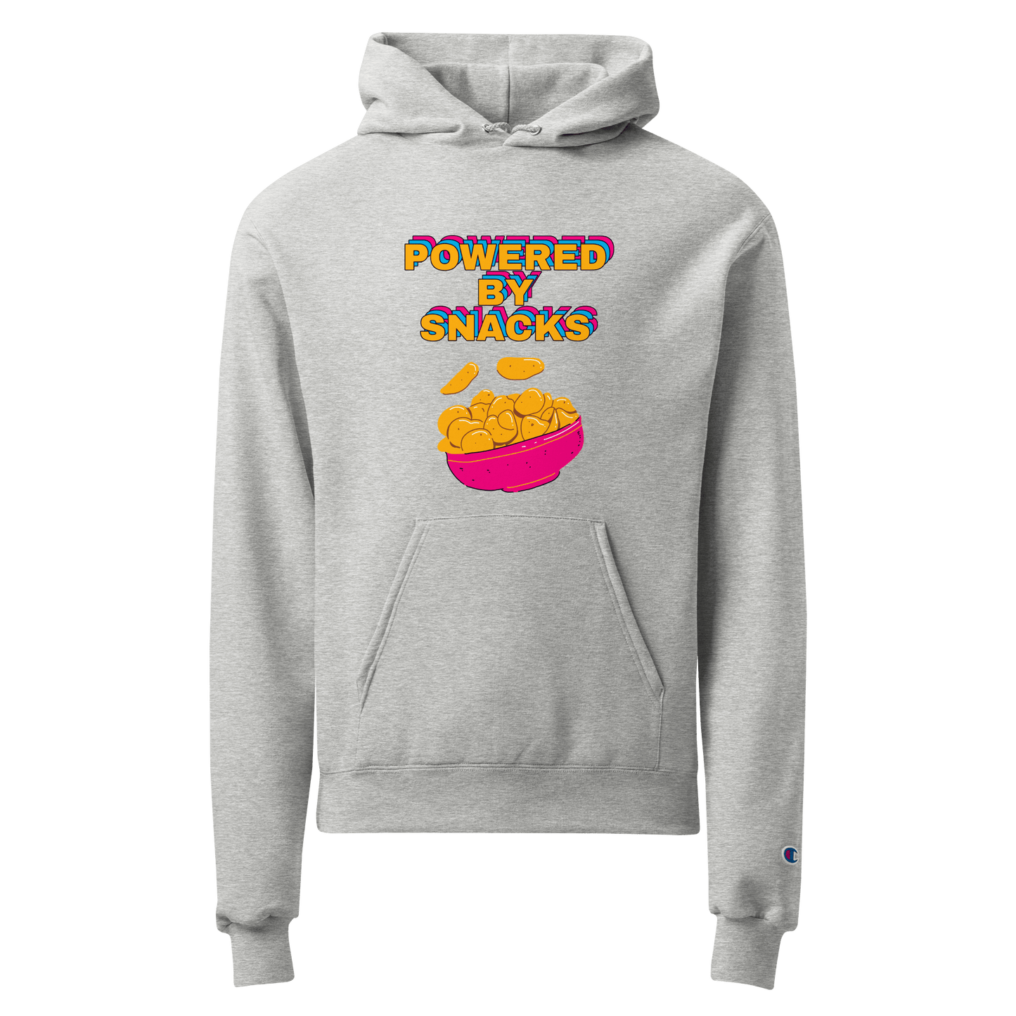 Funny Unisex Champion Hoodie for Snacks Lover Foodie - Canvas & Charms