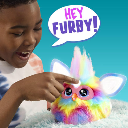 Furby Coral, 15 Fashion Accessories, Interactive Plush Toys for 6 Year Old Girls & Boys & Up, Voice Activated Animatronic - Canvas & Charms