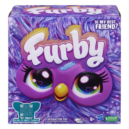 Furby Coral, 15 Fashion Accessories, Interactive Plush Toys for 6 Year Old Girls & Boys & Up, Voice Activated Animatronic - Canvas & Charms