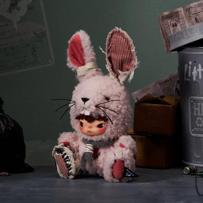 Hirono Little Hare Plush Doll Pendant Authentic Pop Mart - Canvas & Charms