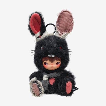 Hirono Little Hare Plush Doll Pendant Authentic Pop Mart - Canvas & Charms