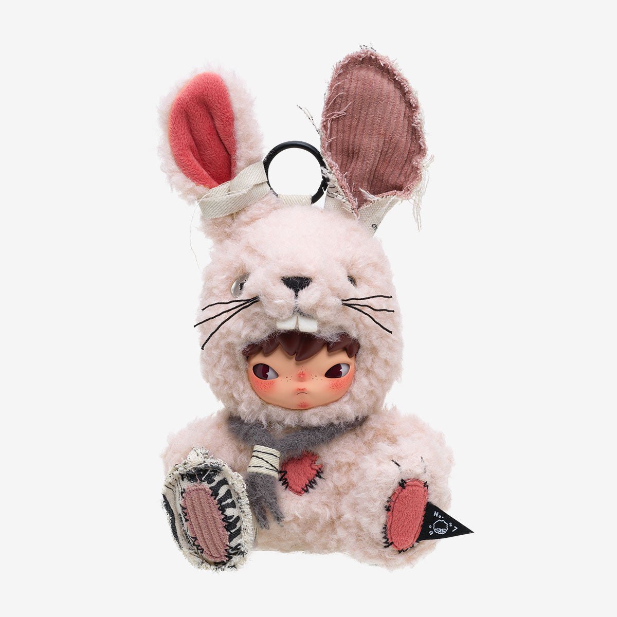 Hirono Little Hare Plush Doll Pendant Authentic Pop Mart - Canvas & Charms
