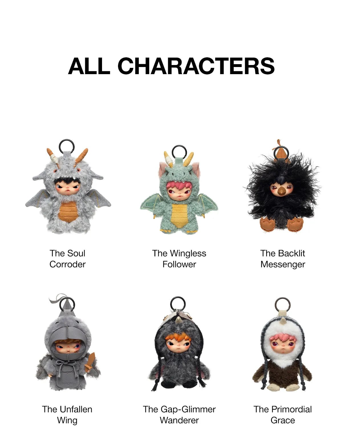 Hirono Mist-Walker POP MART Series Plush Pendant Blind Box - Canvas & Charms