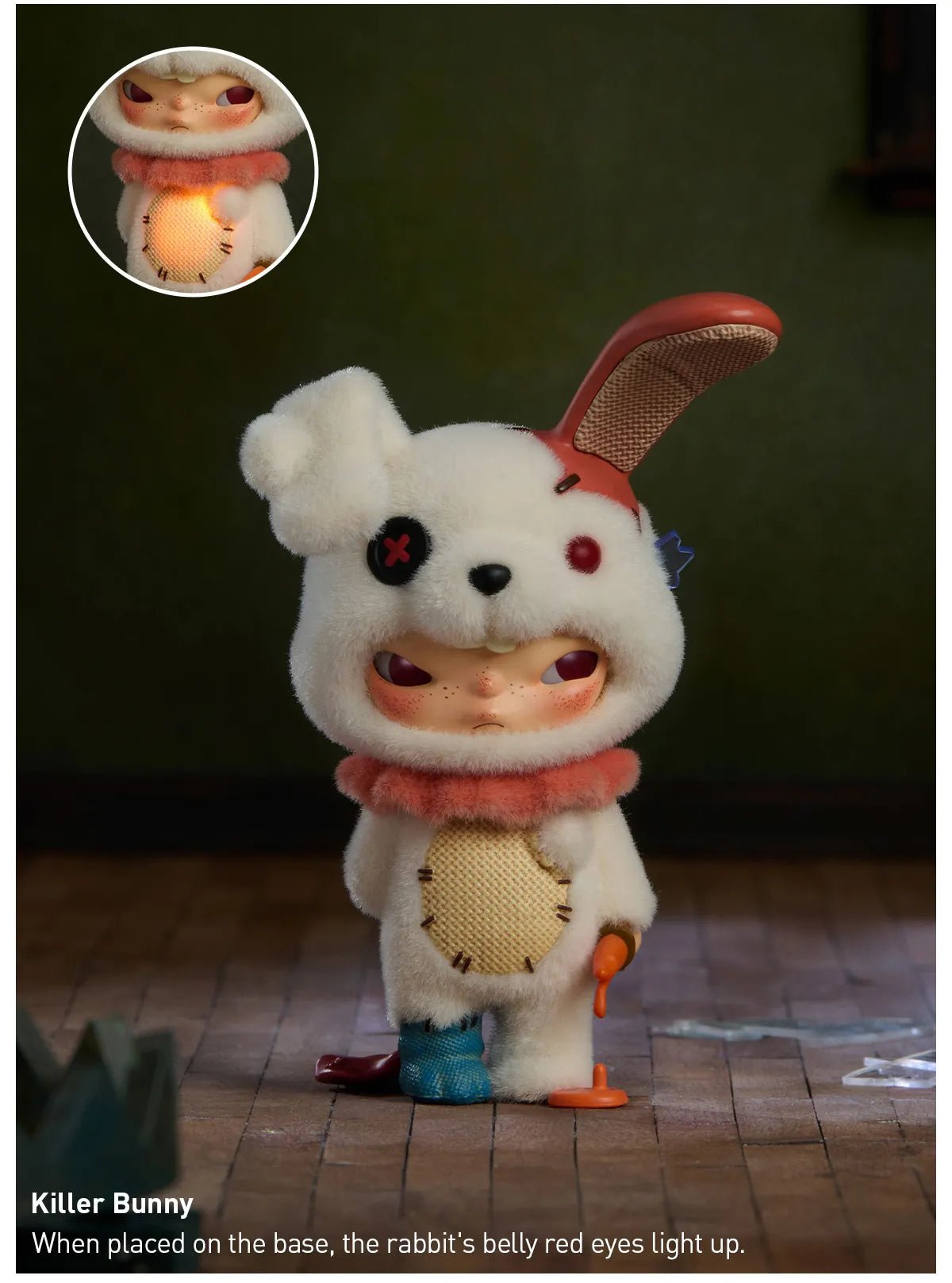 Hirono Monsters' Carnival Series Authentic Pop Mart Figures - Canvas & Charms