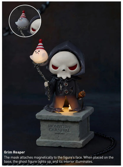 Hirono Monsters' Carnival Series Authentic Pop Mart Figures - Canvas & Charms