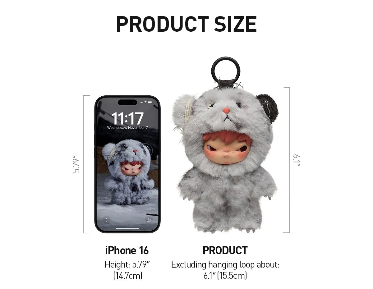 Hirono Road Journal Series Authentic Pop Mart Plush Doll Pendant Blind Box - Canvas & Charms