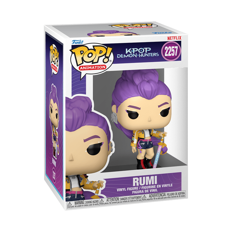 KPop Demon Hunters Pop! Rumi PREORDER - Canvas & Charms