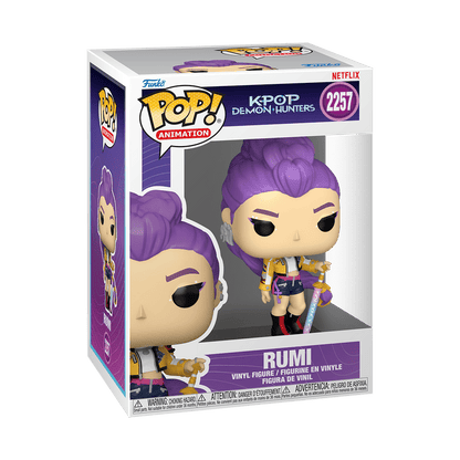 KPop Demon Hunters Pop! Rumi PREORDER - Canvas & Charms