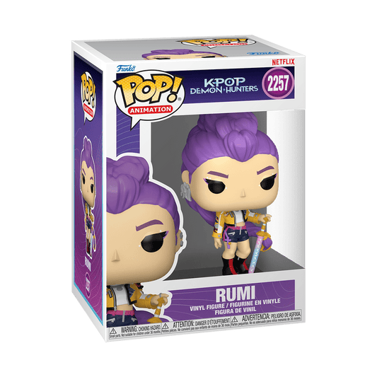 KPop Demon Hunters Pop! Rumi PREORDER - Canvas & Charms
