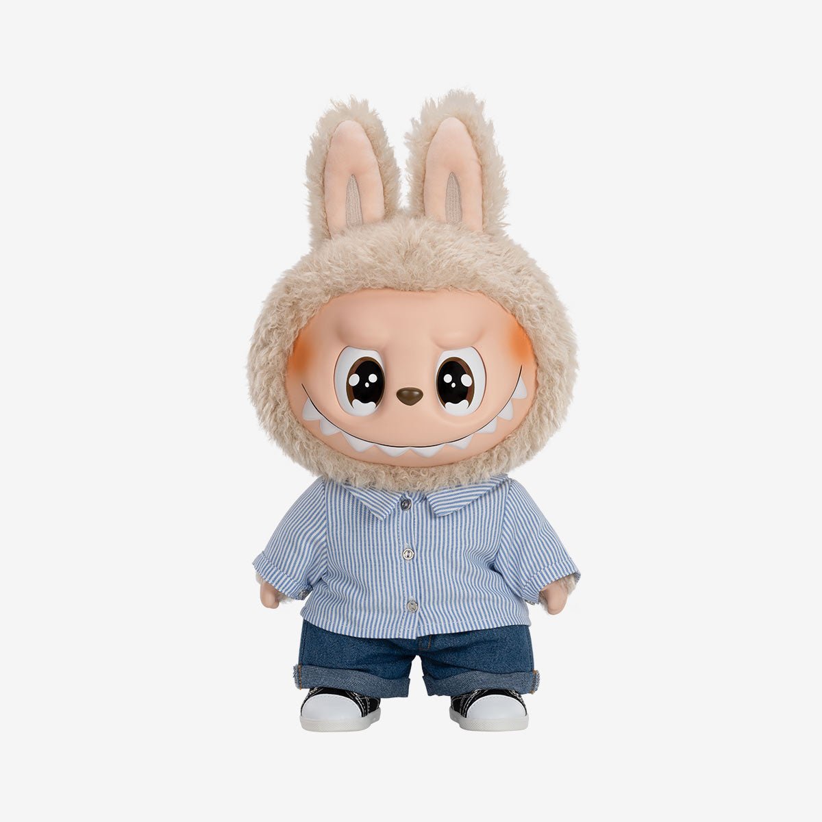 Labubu FLIP WITH ME Authentic Pop Mart THE MONSTERS Vinyl Plush Doll - Canvas & Charms