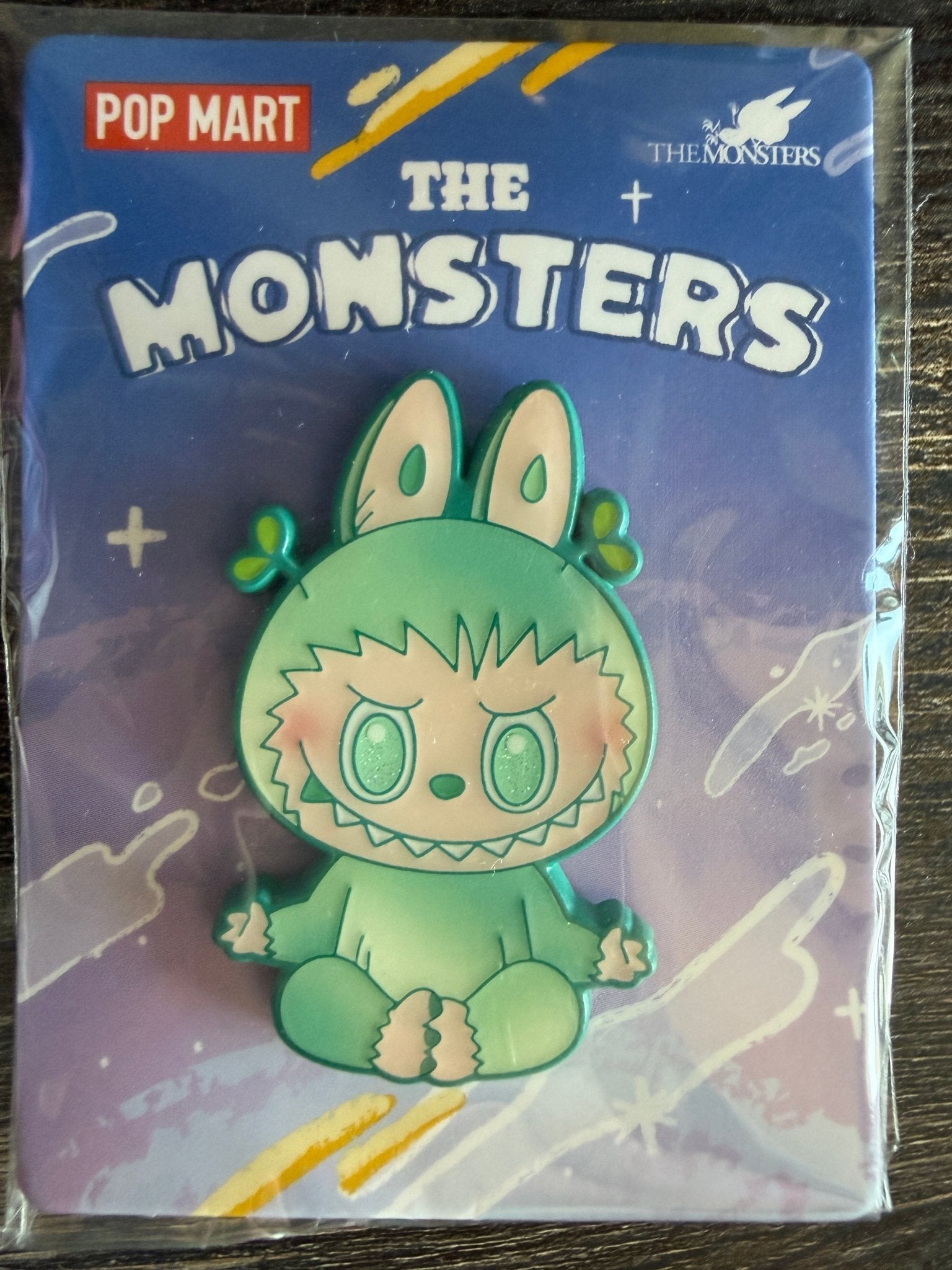 Labubu Pin Authentic Pop Mart The Monsters Serenity - Canvas & Charms