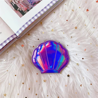 laser color girl bling portable double - sided makeup mirror accessories - Canvas & Charms
