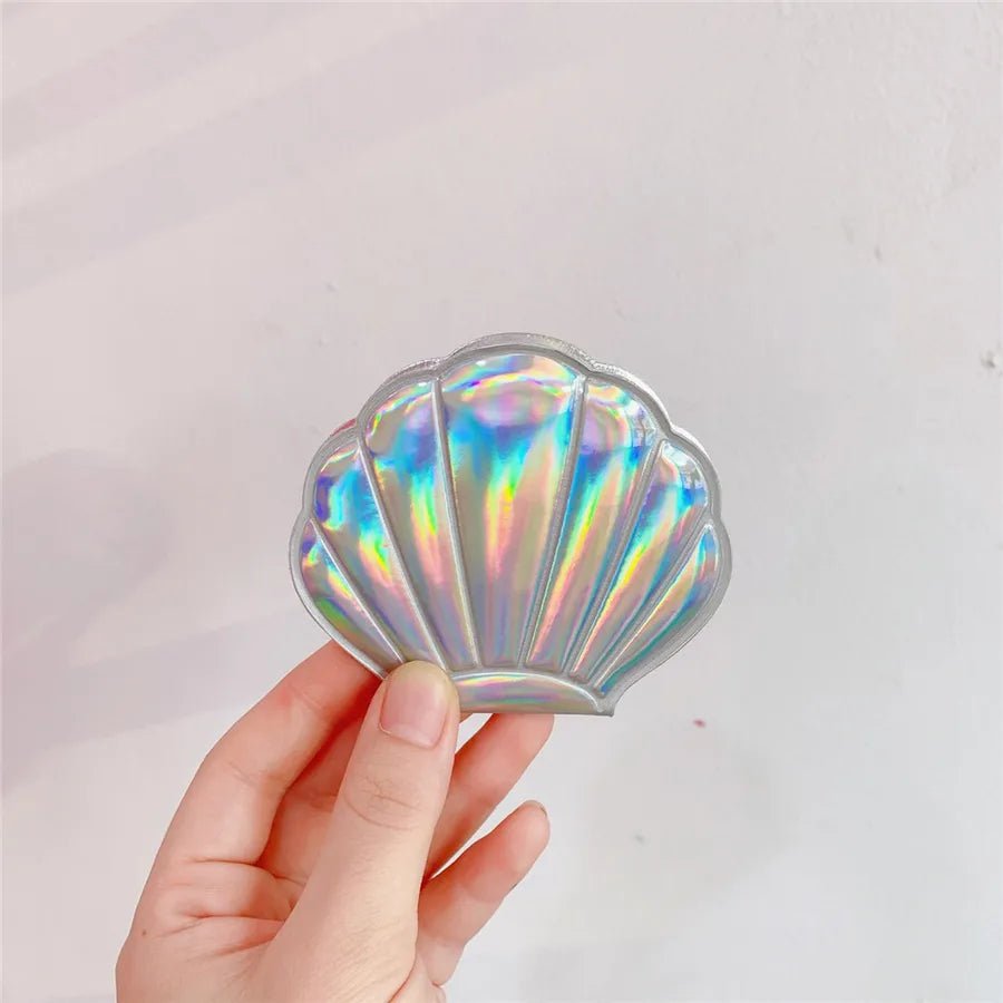 laser color girl bling portable double - sided makeup mirror accessories - Canvas & Charms