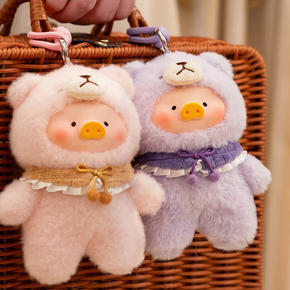 Lulu The Piggy Blind Box - Joyful Time Series Plush Keychain Blind Boxes Figures Cute Stuffed Animals Mystery Box - Canvas & Charms