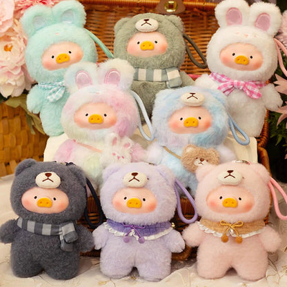 Lulu The Piggy Blind Box - Joyful Time Series Plush Keychain Blind Boxes Figures Cute Stuffed Animals Mystery Box - Canvas & Charms