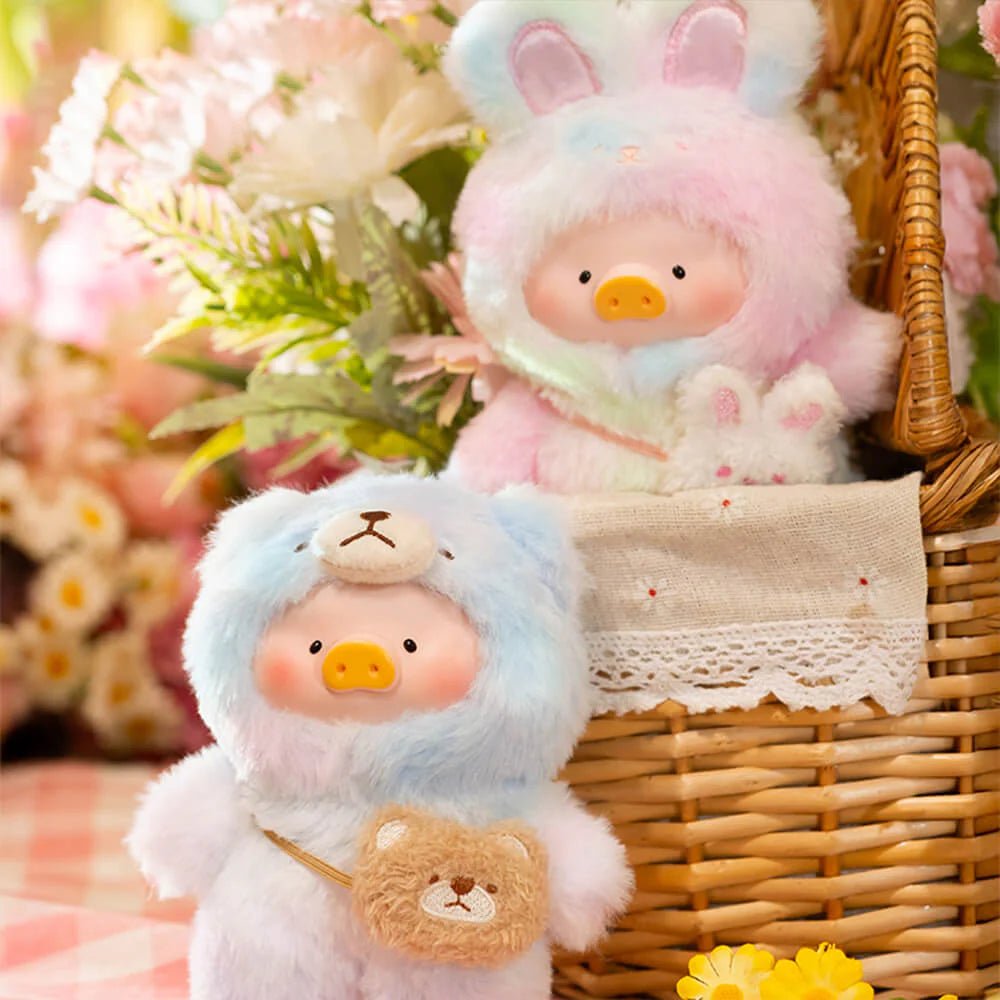 Lulu The Piggy Blind Box - Joyful Time Series Plush Keychain Blind Boxes Figures Cute Stuffed Animals Mystery Box - Canvas & Charms