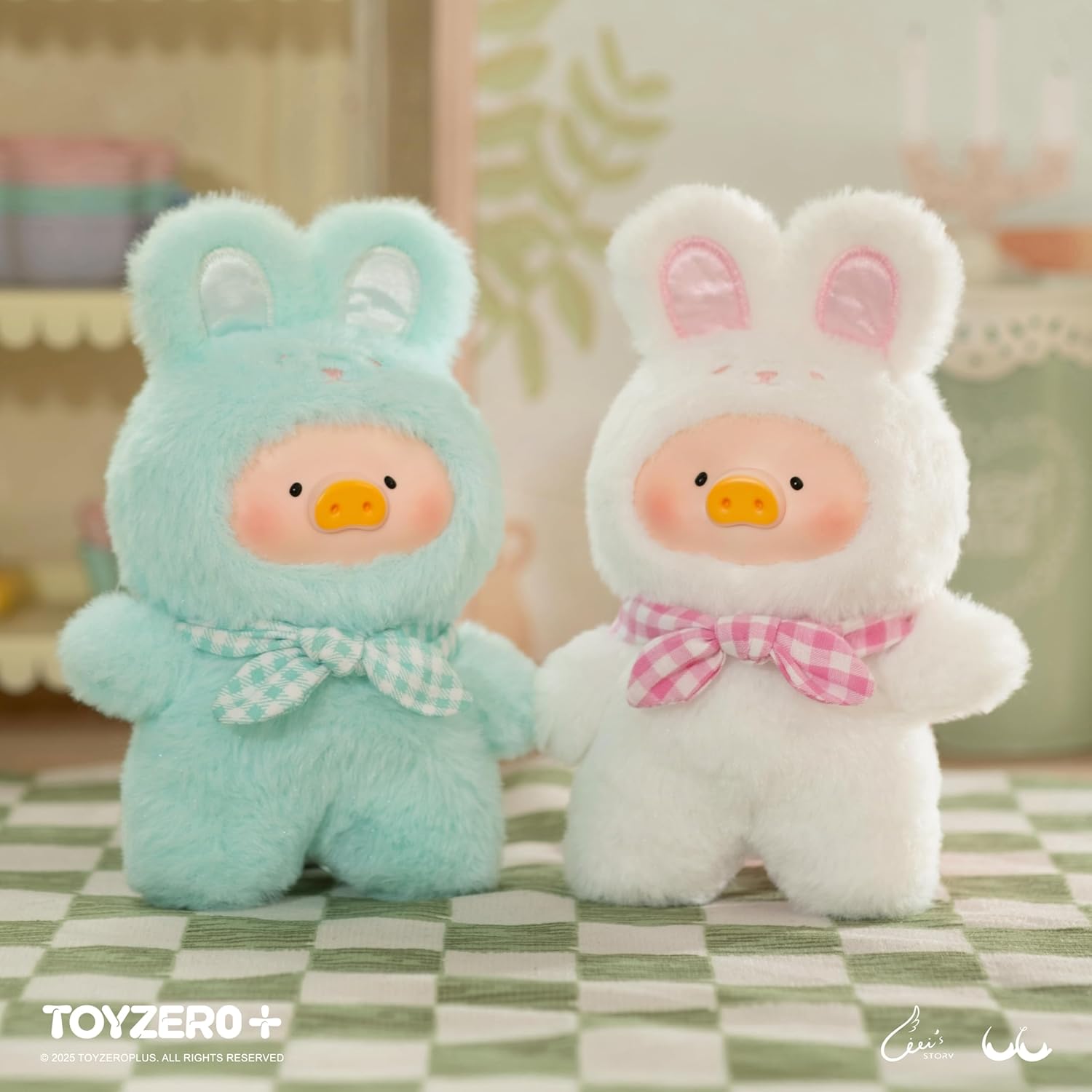 Lulu The Piggy Blind Box - Joyful Time Series Plush Keychain Blind Boxes Figures Cute Stuffed Animals Mystery Box - Canvas & Charms