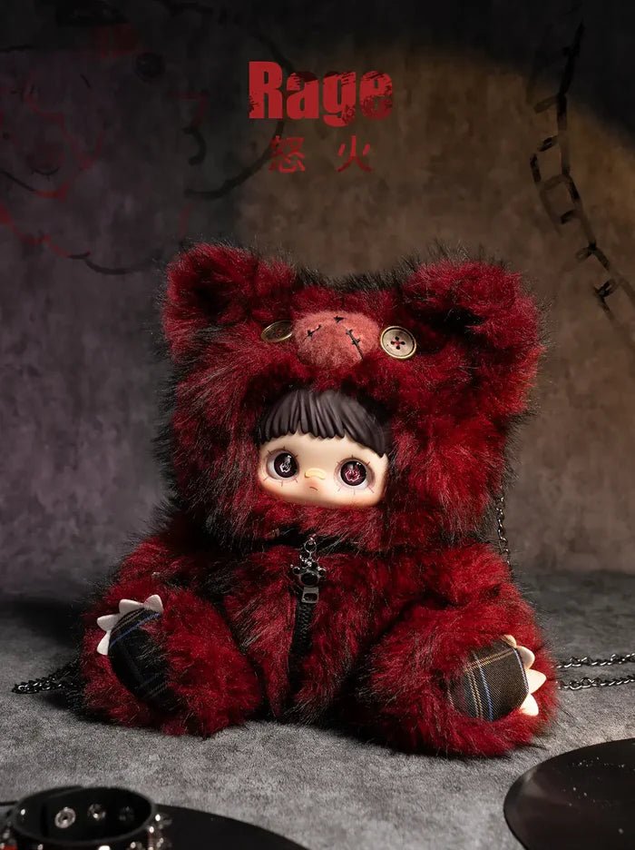 MAYMEI Rebel Doll Series Plush Backpack Blind Box - Canvas & Charms