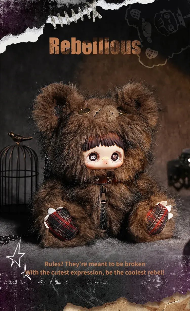 MAYMEI Rebel Doll Series Plush Backpack Blind Box - Canvas & Charms