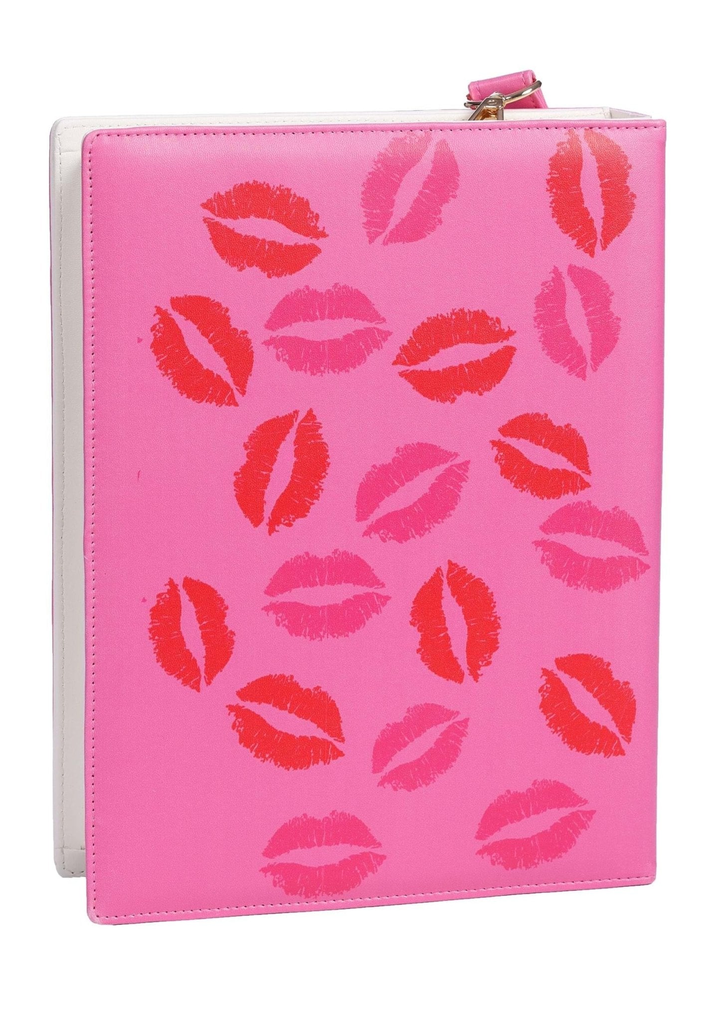 Mean Girls Burn Book Costume Companion Purse - 100% Polyester, Faux Leather, Magnetic Closure, Adjustable Strap - Canvas & Charms