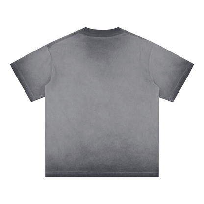 Mercury Retrograde Gradient Reverse Dyed Loose Cotton T-Shirt - Canvas & Charms