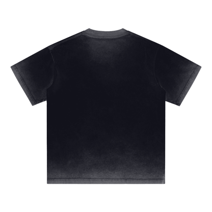 Mercury Retrograde Gradient Reverse Dyed Loose Cotton T-Shirt - Canvas & Charms