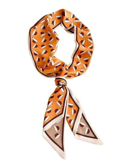 Mitzah Head Scarf Mulberry Silk Imitation Women's 59" Fashion Neck Satin Scarfs for Bag 59 * 5.9” - Canvas & Charms