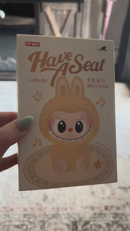 Labubu Have a Seat THE MONSTERS Pop Mart Vinyl Plush Blind Box Authentic
