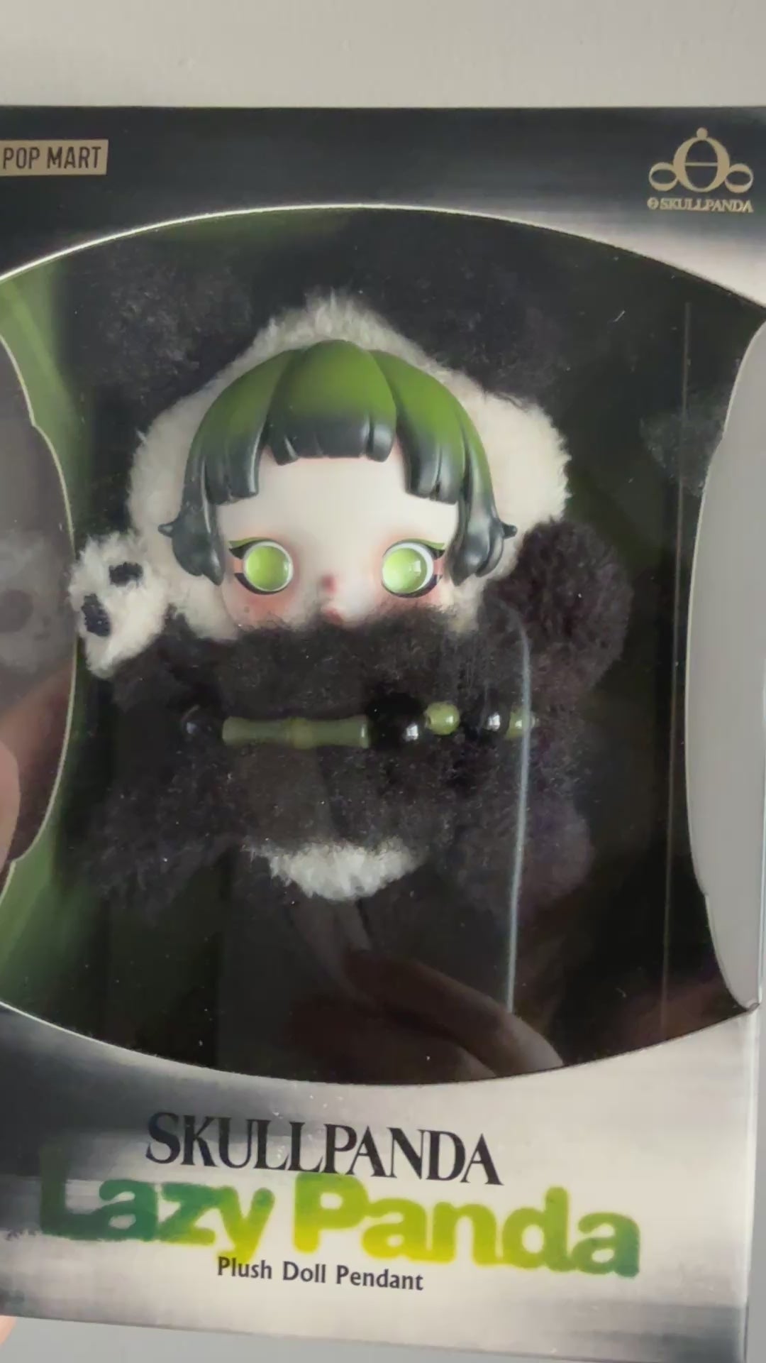 SKULLPANDA Lazy Panda POP MART Authentic Plush Doll Pendant