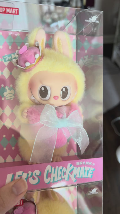 Labubu THE MONSTERS Let's Checkmate Series Pop Mart Authentic Vinyl Plush Hanging Card