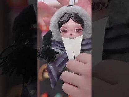 SKULLPANDA × Wednesday Addams Plush Pop Mart Authentic