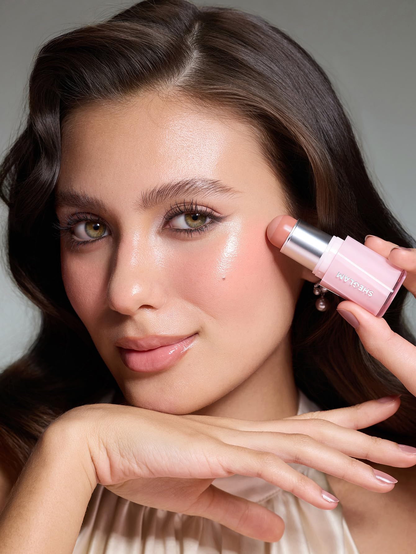 SHEGLAM Buttery Bliss Blush Stick Cream Milk Makeup Blush - Cherry Pick - Canvas & Charms