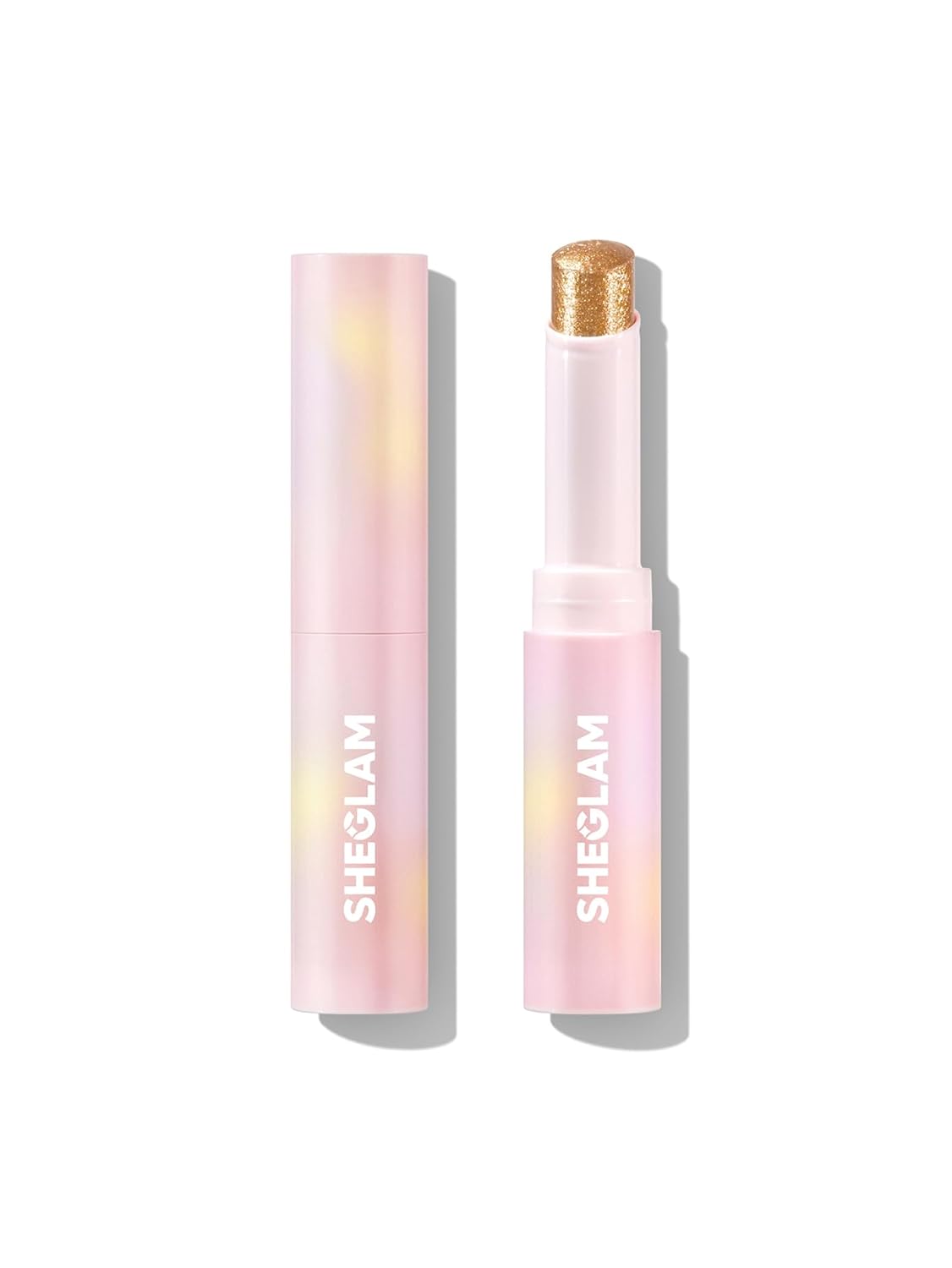 SHEGLAM Crystal Jelly Glaze Stick Eye Shadow Stick Eyeliner Brightener Pencil Crayon with Brush Easy to Blend Long Lasting Shimmer Eyeshadow - Lilac Luster - Canvas & Charms