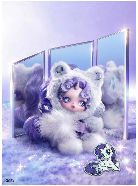 SKULLPANDA × My Little Pony Series Plush Doll Pendant Authentic Pop Mart - Canvas & Charms