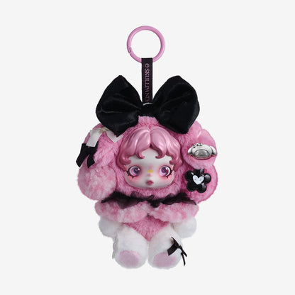 SKULLPANDA × MY MELODY Plush Authentic Pop Mart - Canvas & Charms