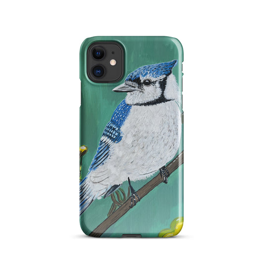 Blue Jay Art Snap case for iPhone®