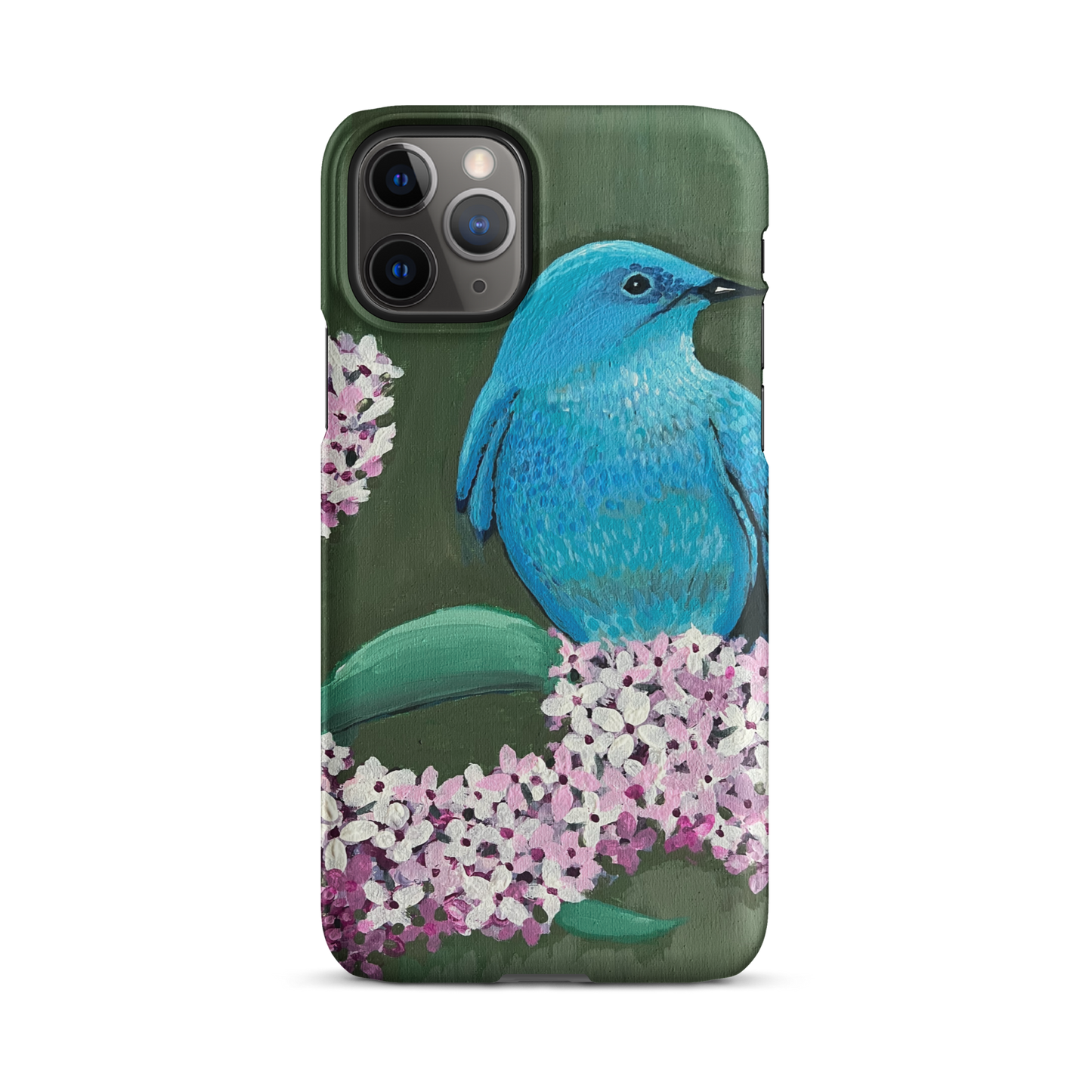 Mountain Bluebird Art Snap case for iPhone®