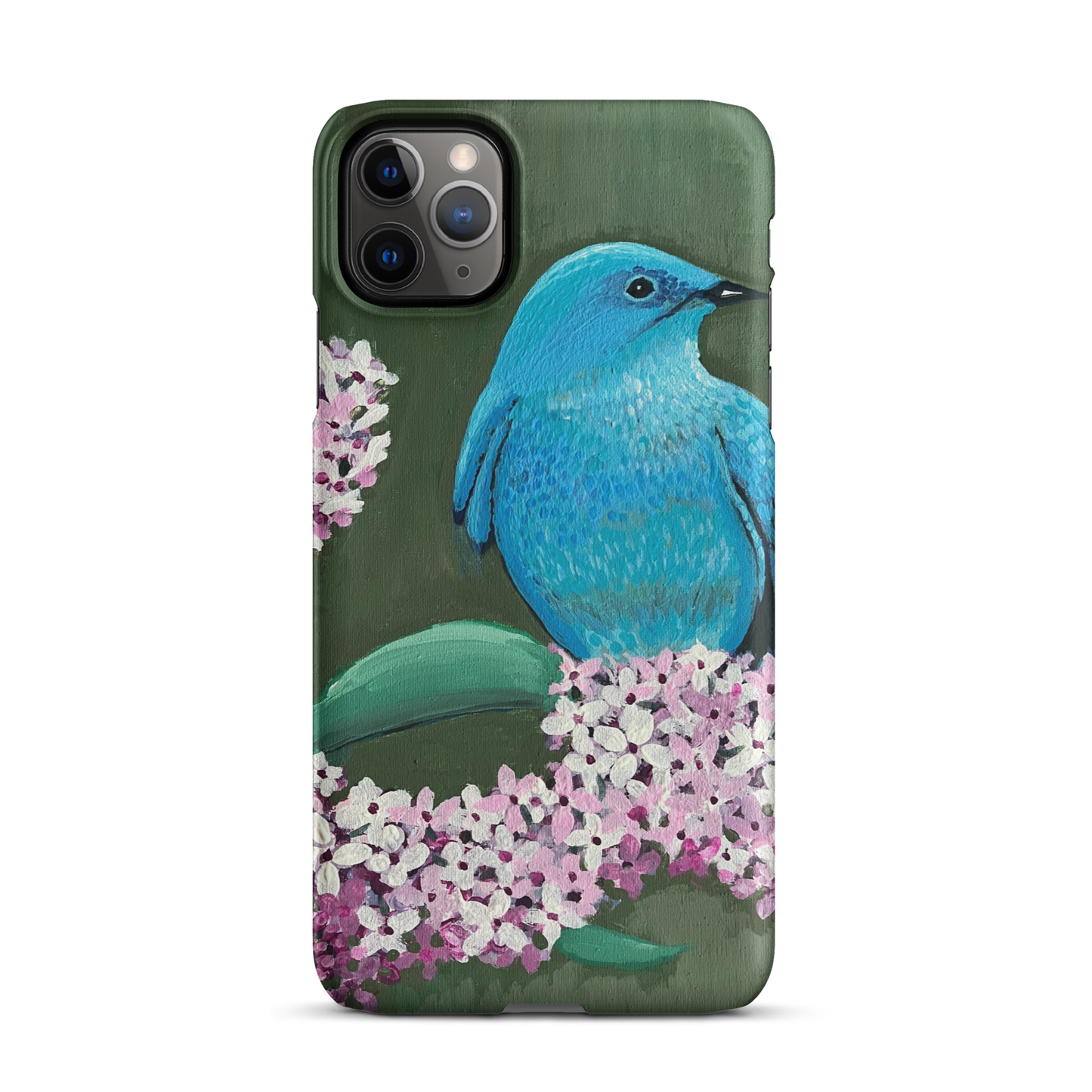 Mountain Bluebird Art Snap case for iPhone®