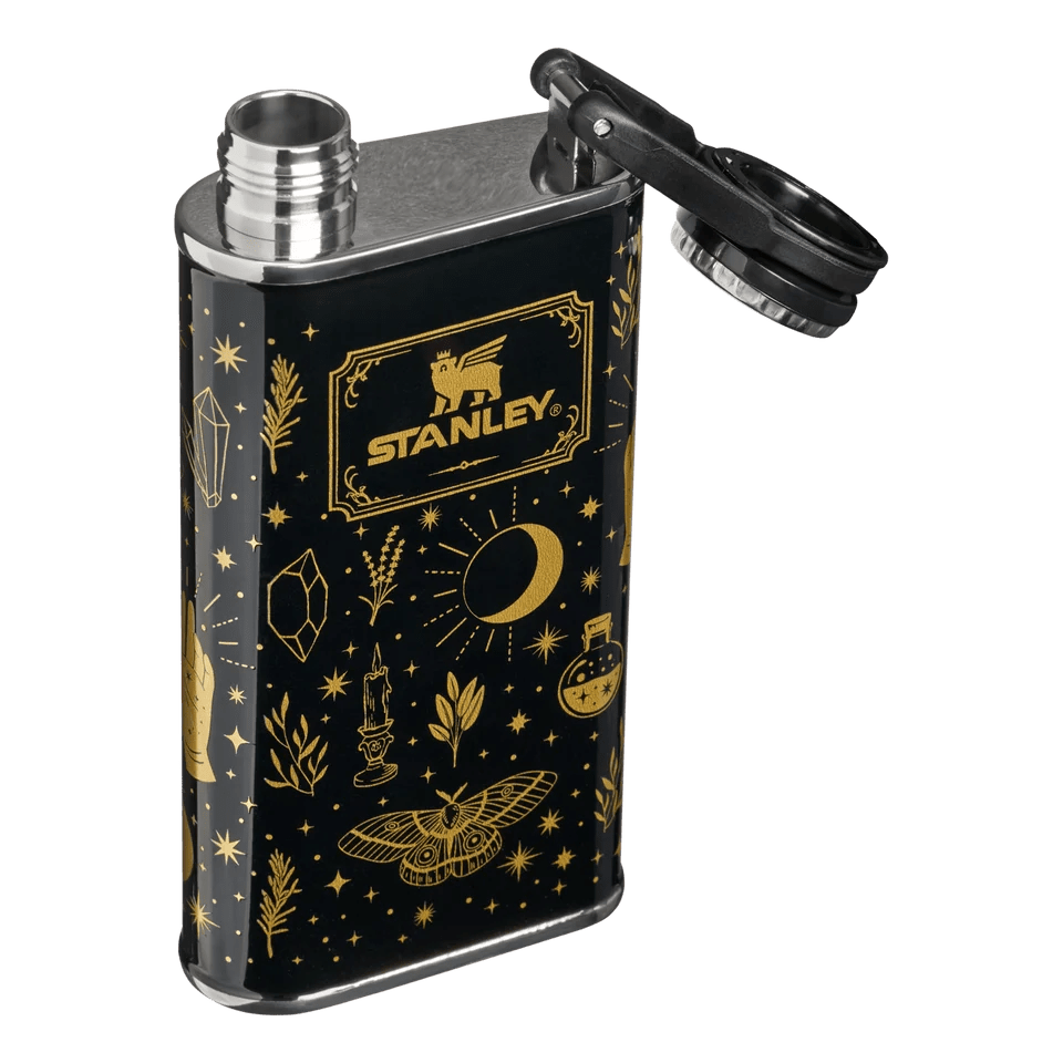 Stanley Halloween Easy-Fill Wide Mouth Flask | 8 OZ Black Magic - Canvas & Charms