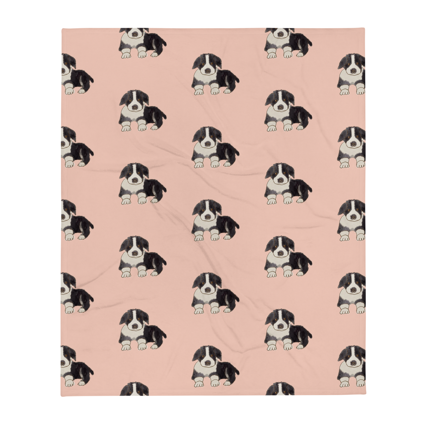 Puppy Pattern Cute Throw Blanket