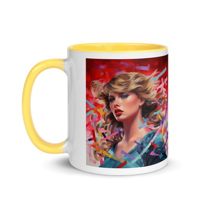 Taylor Fan Art Mug with Color Inside