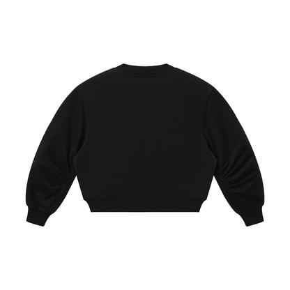 Witch Please Women’s Crop V-Neck Sweatshirt - Canvas & Charms