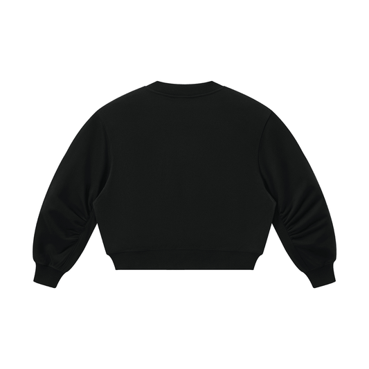 Witch Please Women’s Crop V-Neck Sweatshirt - Canvas & Charms