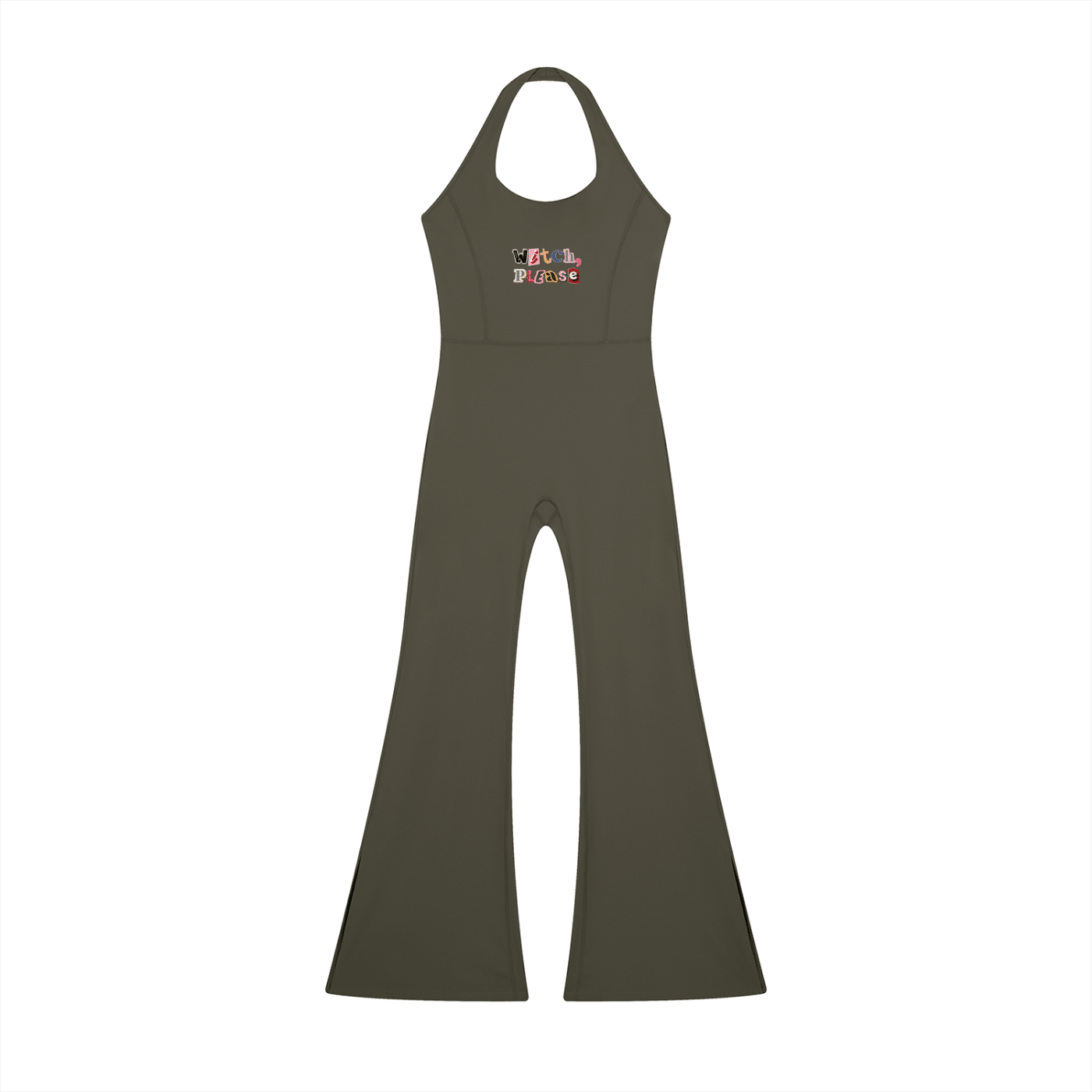 Witch Please Women’s Halter Flared Jumpsuit - Canvas & Charms