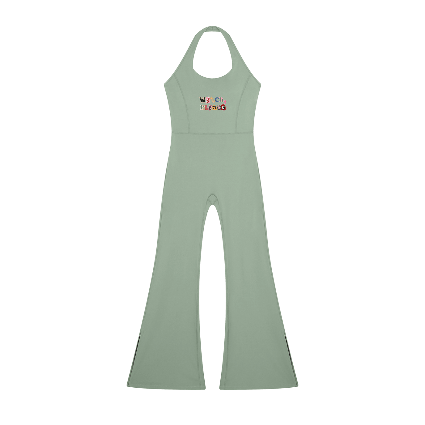 Witch Please Women’s Halter Flared Jumpsuit - Canvas & Charms